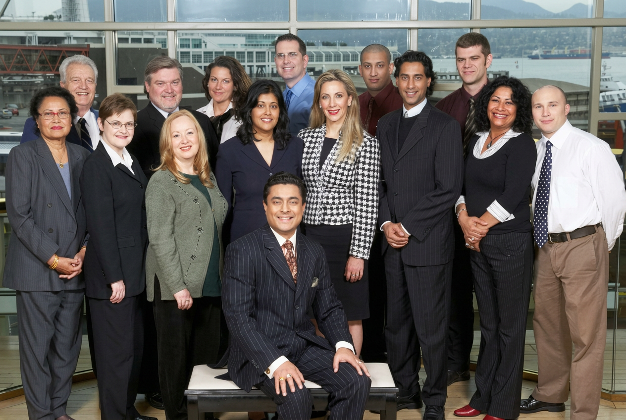With civic leaders
